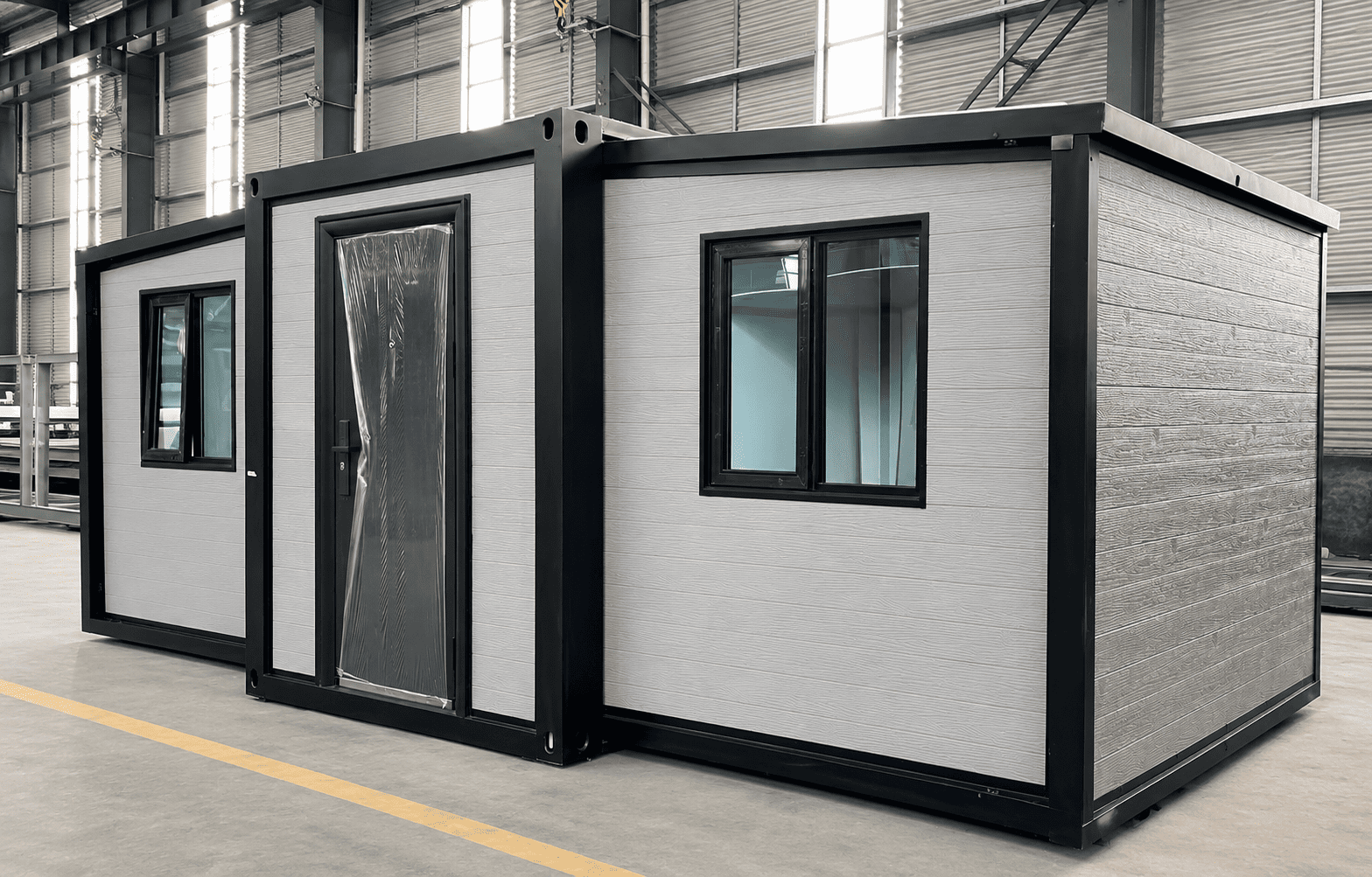 منزل حاوية قابلة للتوسيع مقاس 10 أقدام من Casa Box | تأمين جراب خاص
